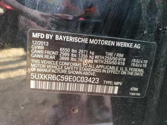 5UXKR6C59E0C03423 BMW X5 Xdrive50i