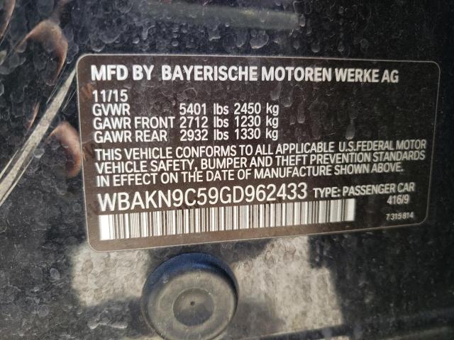 WBAKN9C59GD962433 BMW 550 I