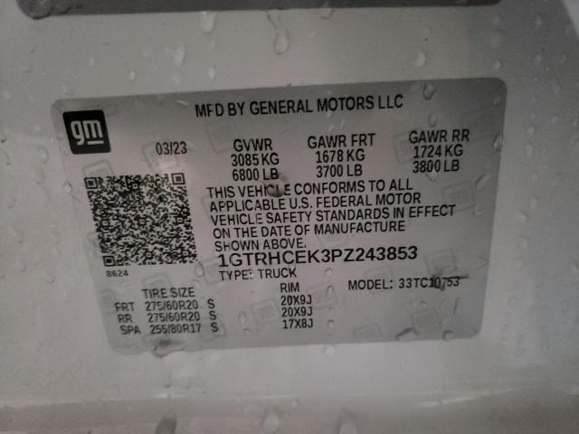 1GTRHCEK3PZ243853 GMC Sierra C1500 Elevation