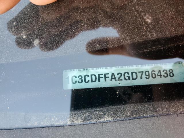 1C3CDFFA2GD796438 Dodge Dart Sxt Sport