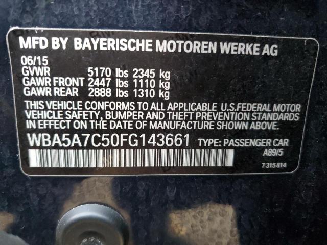 WBA5A7C50FG143661 BMW 528 XI