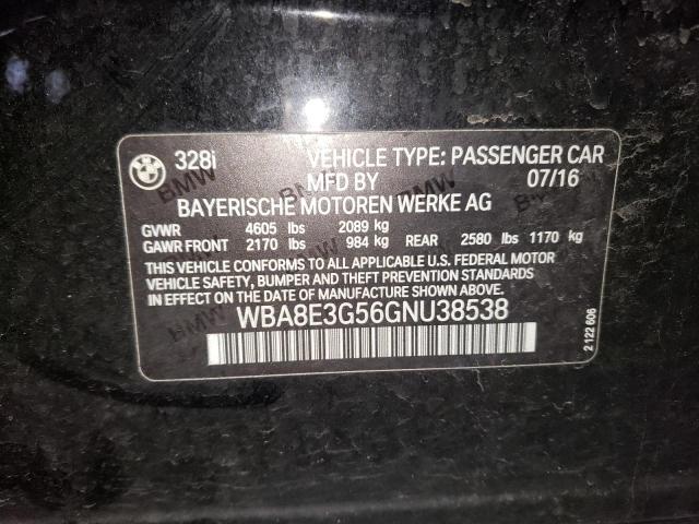 WBA8E3G56GNU38538 BMW 328 Xi Sulev