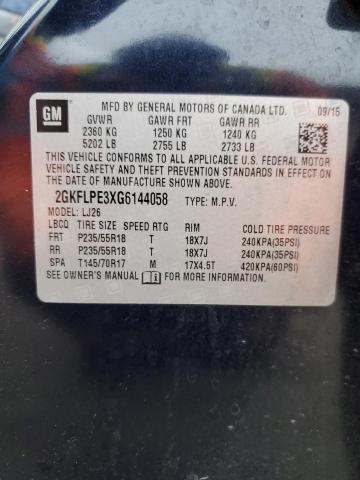 2GKFLPE3XG6144058 GMC Terrain Slt