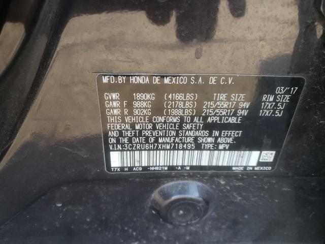3CZRU6H7XHM718495 Honda Hr-v Exl