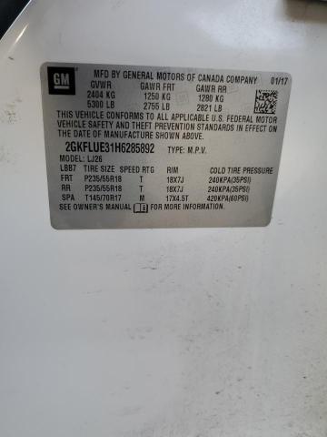 2GKFLUE31H6285892 GMC Terrain Slt