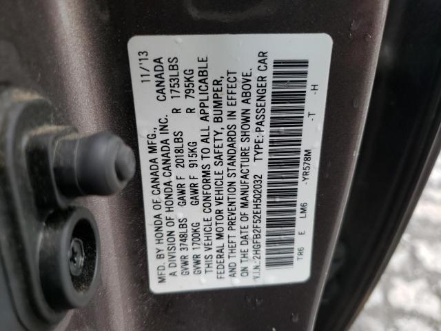 2HGFB2F52EH502032 Honda Civic Lx