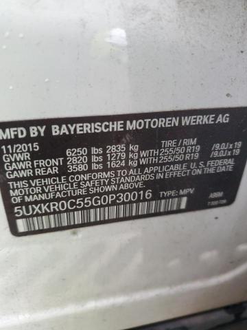 5UXKR0C55G0P30016 BMW X5 Xdrive35i