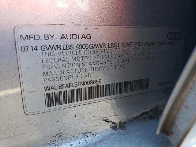 WAUBFAFL3FN008696 Audi A4 PREMIUM