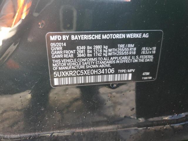 5UXKR2C5XE0H34106 BMW X5 Sdrive35i