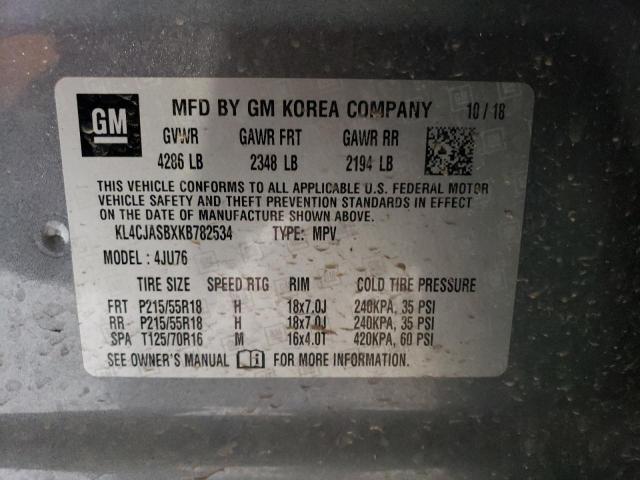 KL4CJASBXKB782534 Buick Encore Preferred