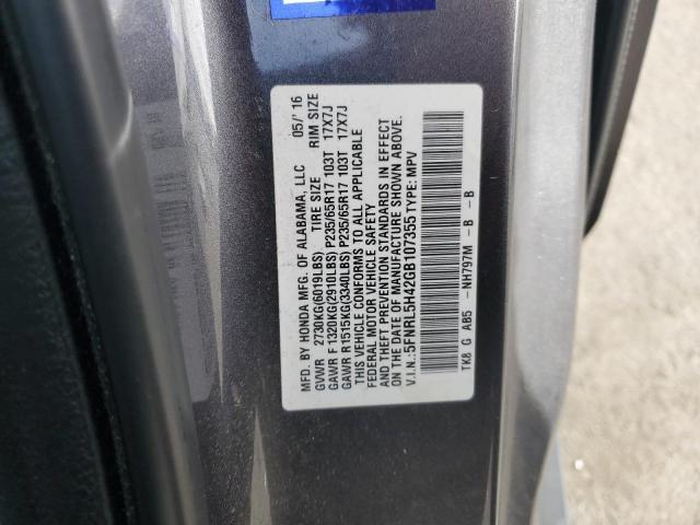 5FNRL5H42GB107355 Honda ODYSSEY EX