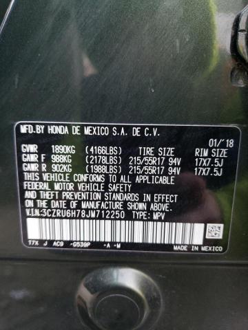 3CZRU6H78JM712250 Honda Hr-v Exl