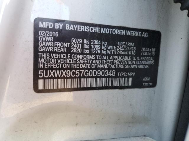 5UXWX9C57G0D90348 BMW X3 Xdrive28i