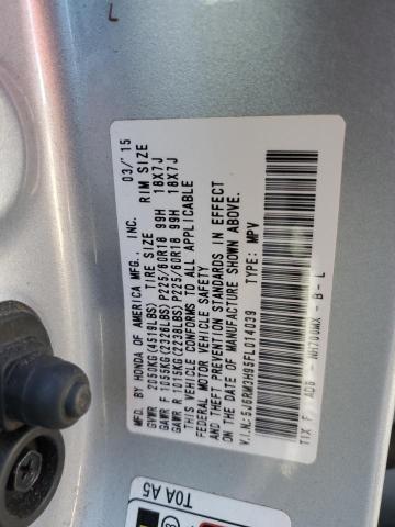 5J6RM3H95FL014039 Honda Cr-v Touring