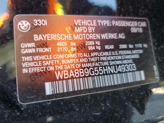 WBA8B9G55HNU49303 BMW 330 I