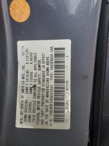 1HGCR6F37EA003343 Honda ACCORD HYBRID