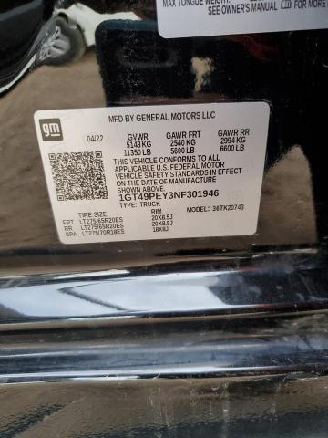 1GT49PEY3NF301946 GMC Sierra K2500 At4