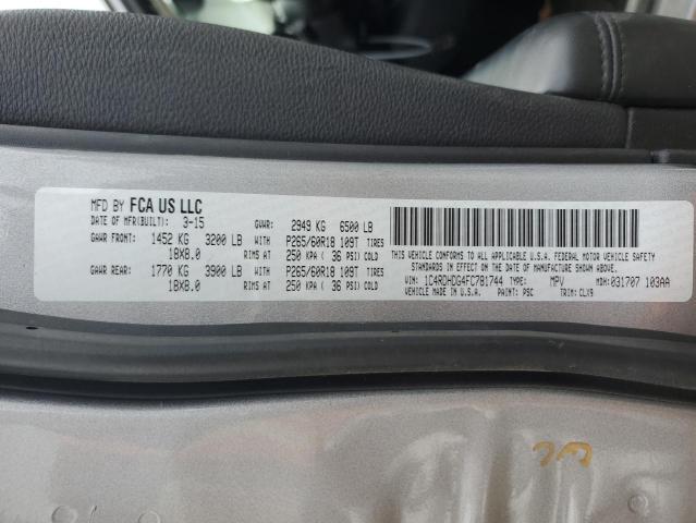 1C4RDHDG4FC781744 Dodge DURANGO LIMITED