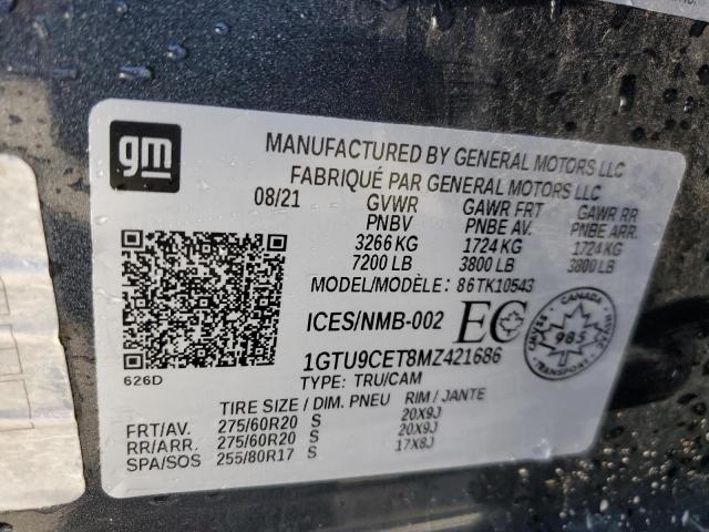 1GTU9CET8MZ421686 GMC Sierra K1500 Elevation