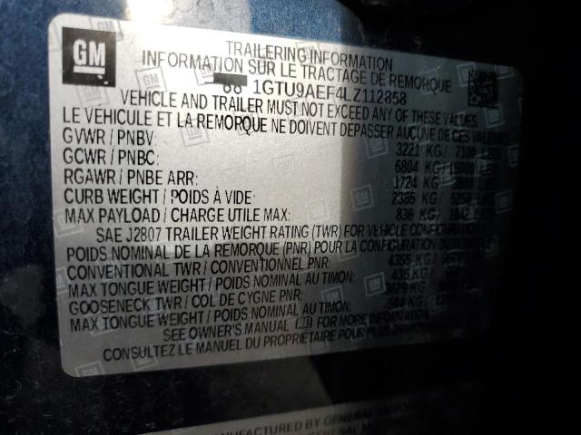 1GTU9AEF4LZ112858 GMC Sierra K1500