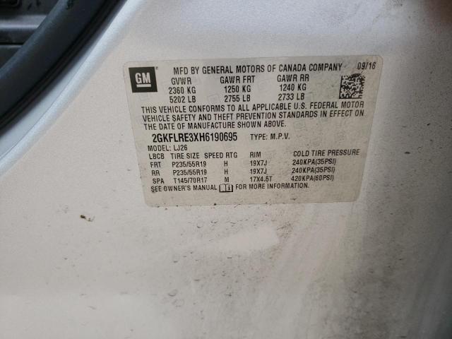 2GKFLRE3XH6190695 GMC Terrain Denali