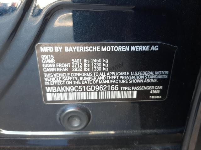 WBAKN9C51GD962166 BMW 550 I