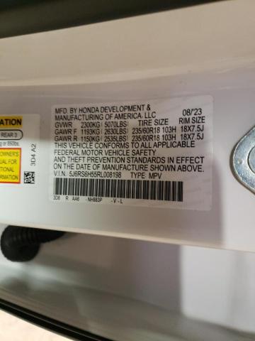 5J6RS6H55RL008198 Honda Cr-v Sport