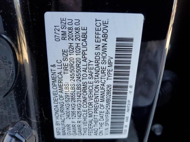 5FNYF8H25MB028826 Honda Passport Sport