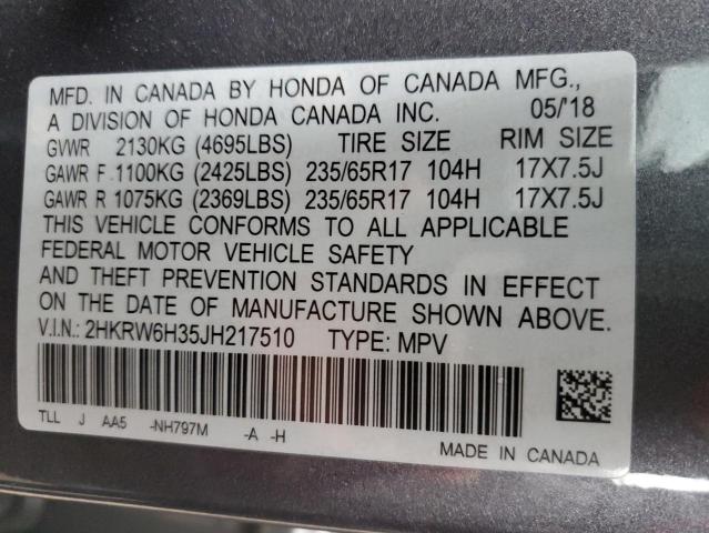 2HKRW6H35JH217510 Honda CR-V LX