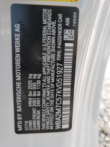 WBA2M7C57KVD51927 BMW 230I