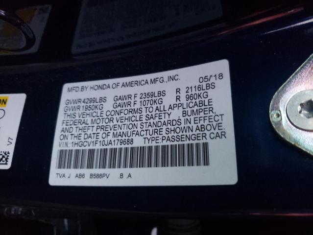 1HGCV1F10JA179688 Honda ACCORD LX
