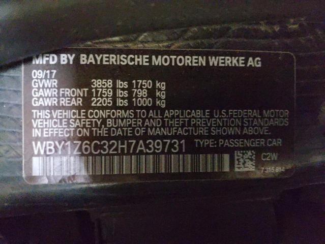 WBY1Z6C32H7A39731 BMW I3 Bev