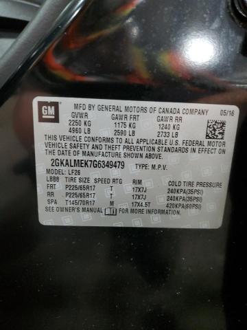 2GKALMEK7G6349479 GMC Terrain Sle