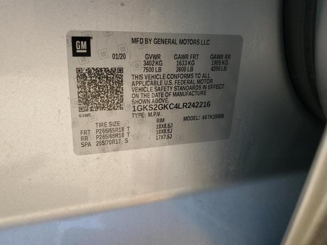 1GKS2GKC4LR242216 GMC Yukon Xl K1500 Slt