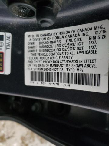 2HKRM3H54GH521118 Honda CR-V EX