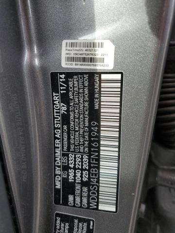 WDDSJ4EB1FN161949 Mercedes-Benz CLA 250