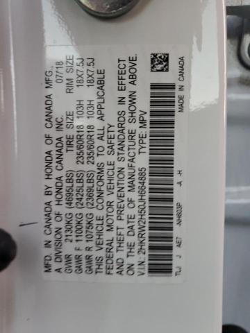 2HKRW2H50JH664885 Honda CR-V EX