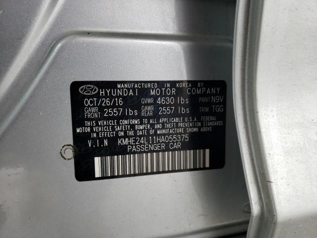 KMHE24L11HA055375 Hyundai SONATA HYBRID