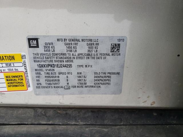 1GKKVPKD1EJ244295 GMC ACADIA SLE