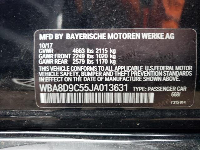 WBA8D9C55JA013631 BMW 330 XI