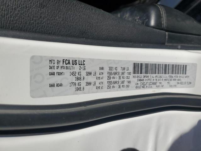1C4SDJFT1GC308887 Dodge Durango Ssv