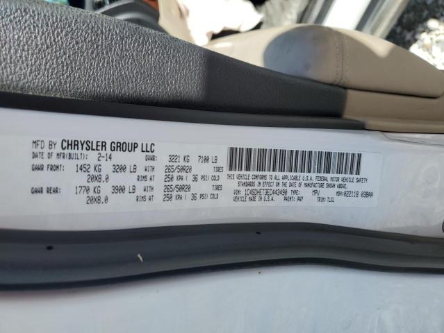 1C4SDHET3EC443490 Dodge Durango Citadel