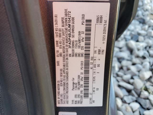 3FADP4BJ5JM104272 Ford FIESTA SE
