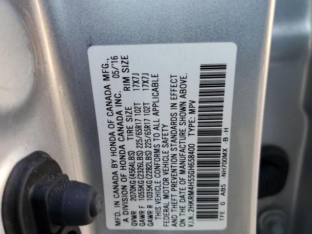 2HKRM4H55GH658400 Honda CR-V EX