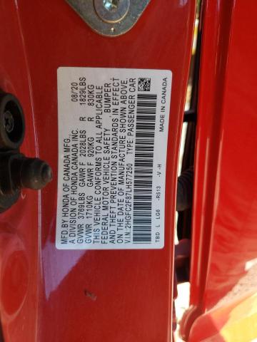 2HGFC2F87LH577250 Honda Civic Sport