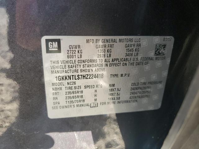 1GKKNTLS7HZ224418 GMC Acadia All Terrain