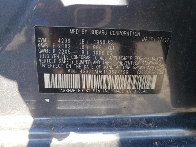 4S3GKAD61H3627796 Subaru Impreza Premium Plus