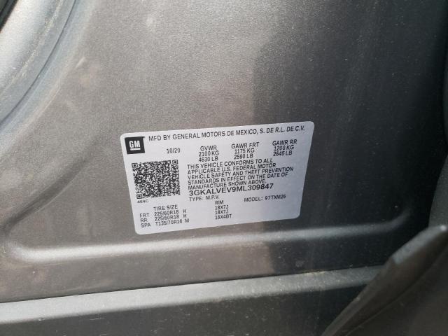 3GKALVEV9ML309847 GMC Terrain Slt
