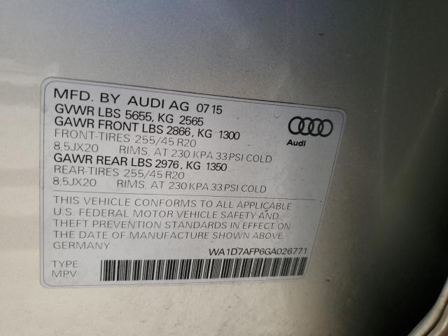 WA1D7AFP6GA026771 Audi Q5 Premium Plus S-line