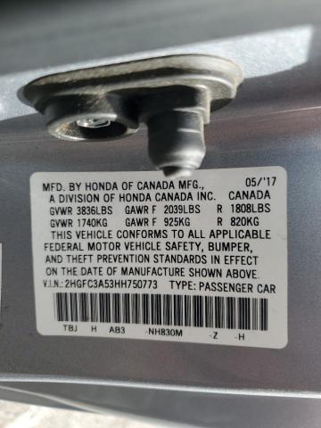 2HGFC3A53HH750773 Honda CIVIC SI